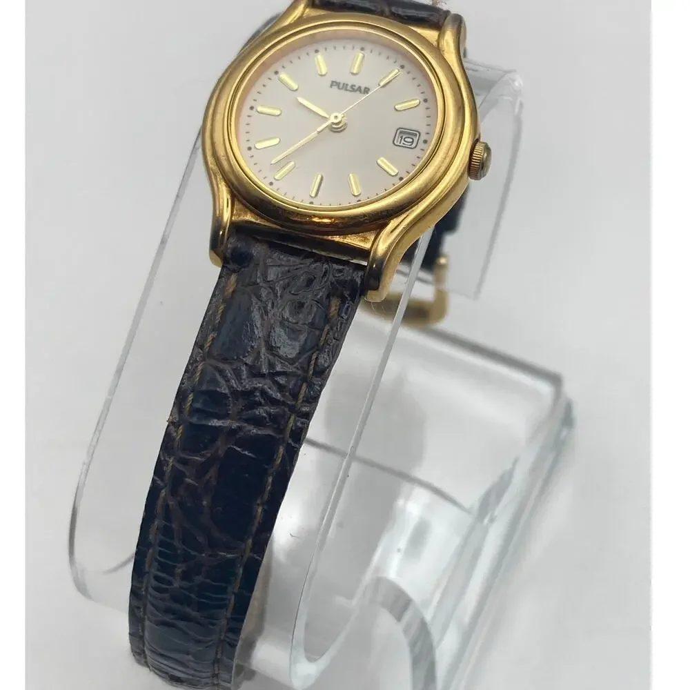 VTG Pulsar Women's Watch 26mm - Fresh Battery - Adjustable Leather - Luminescent